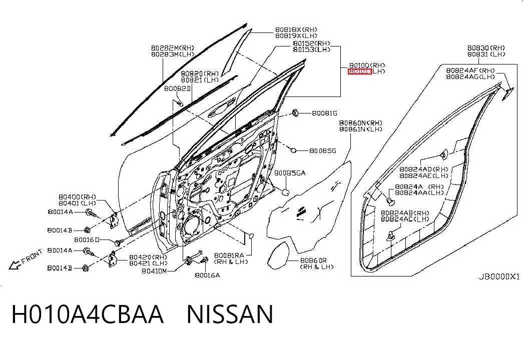 H010A4CBAA Nissan/Infiniti