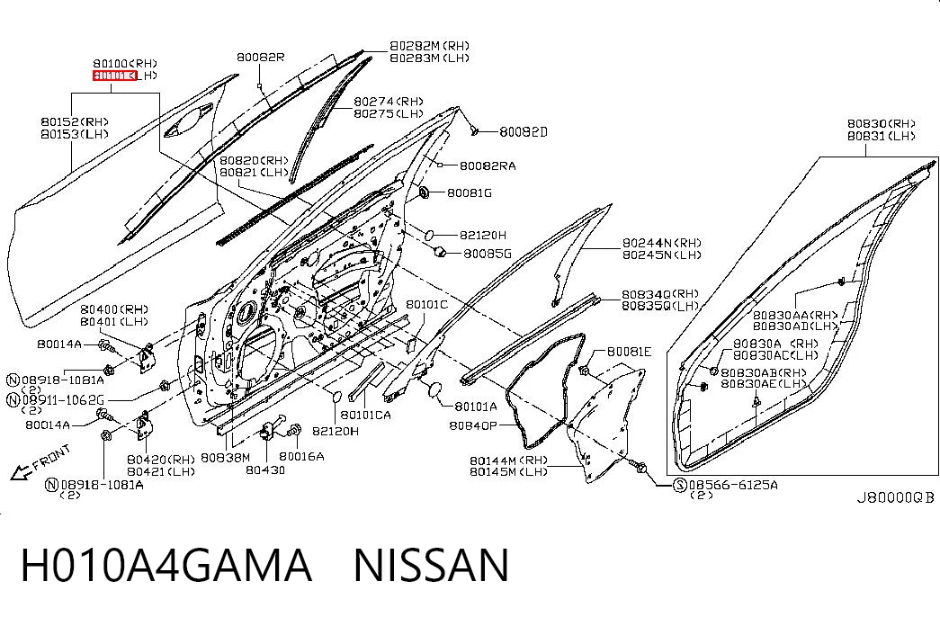 H010A4GAMA Nissan/Infiniti