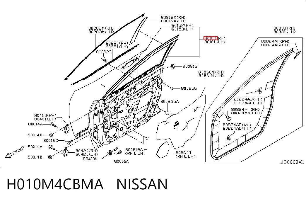 H010M4CBMA Nissan/Infiniti