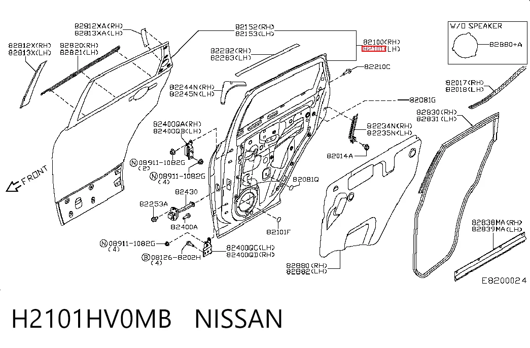 H2101HV0MB Nissan/Infiniti