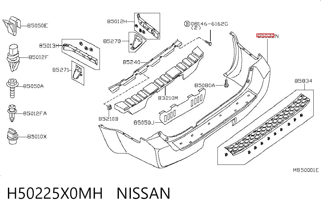 H50225X0MH Nissan/Infiniti