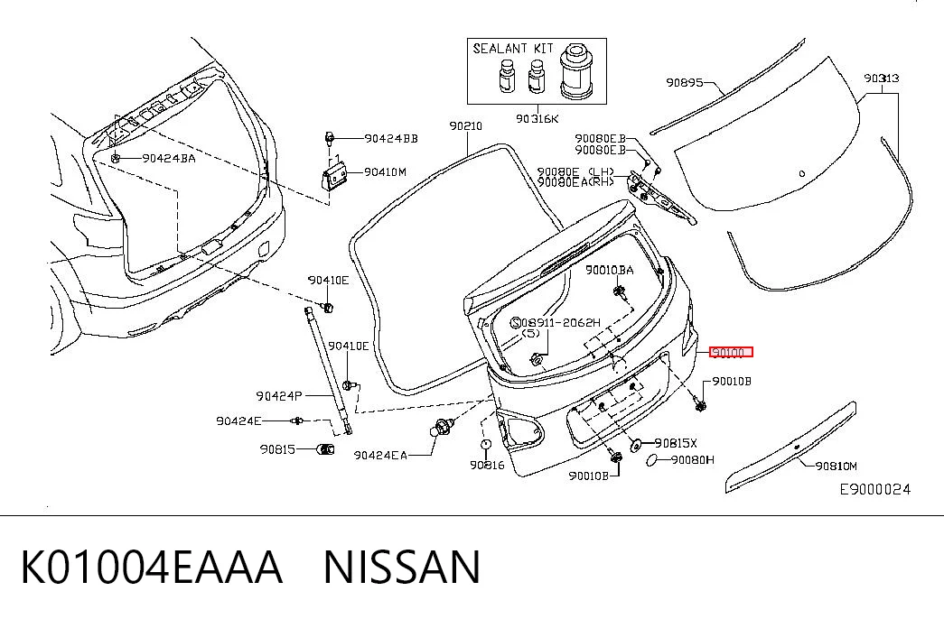 K01004EAAA Nissan/Infiniti