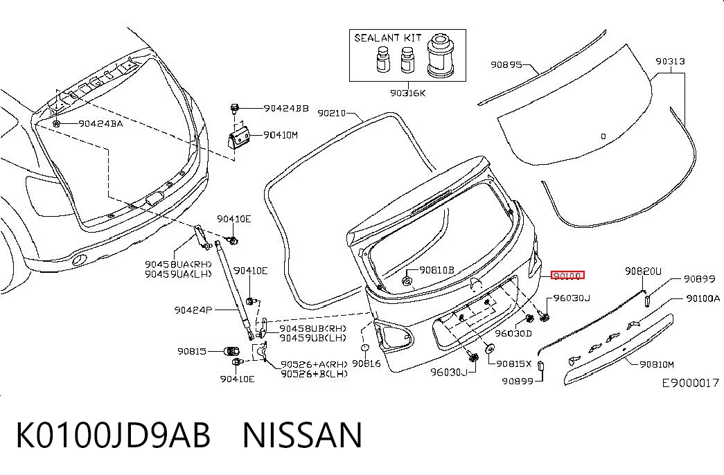K0100JD9AB Nissan/Infiniti