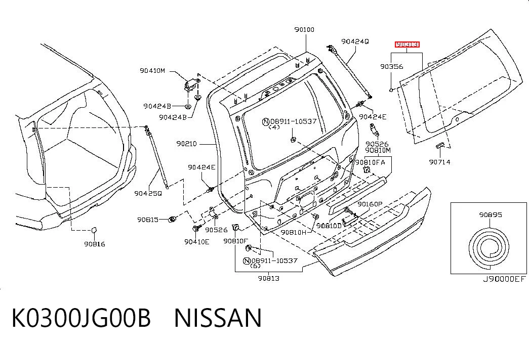 K0300JG00B Nissan/Infiniti