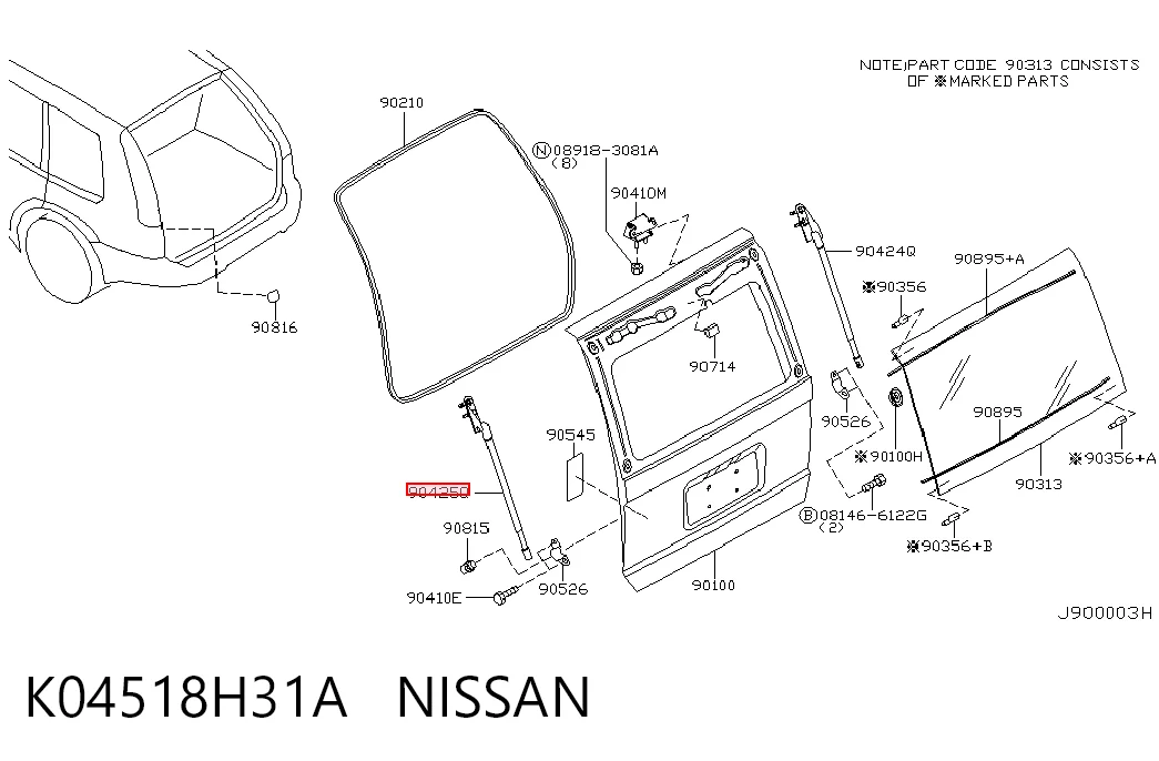 K04518H31A Nissan/Infiniti