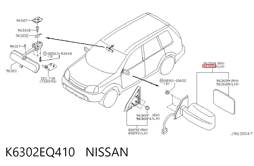 K6302EQ410 Nissan/Infiniti