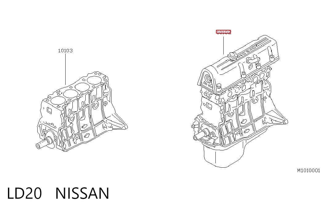LD20 Nissan/Infiniti Motor completo