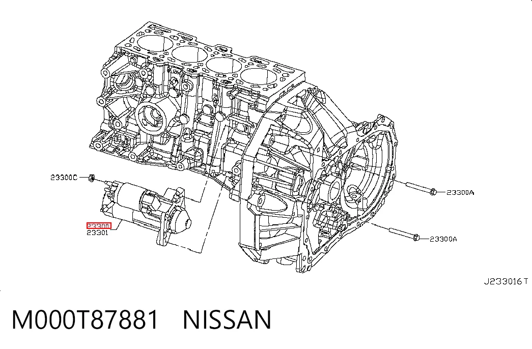 Motor de arranque NISSAN M000T87881
