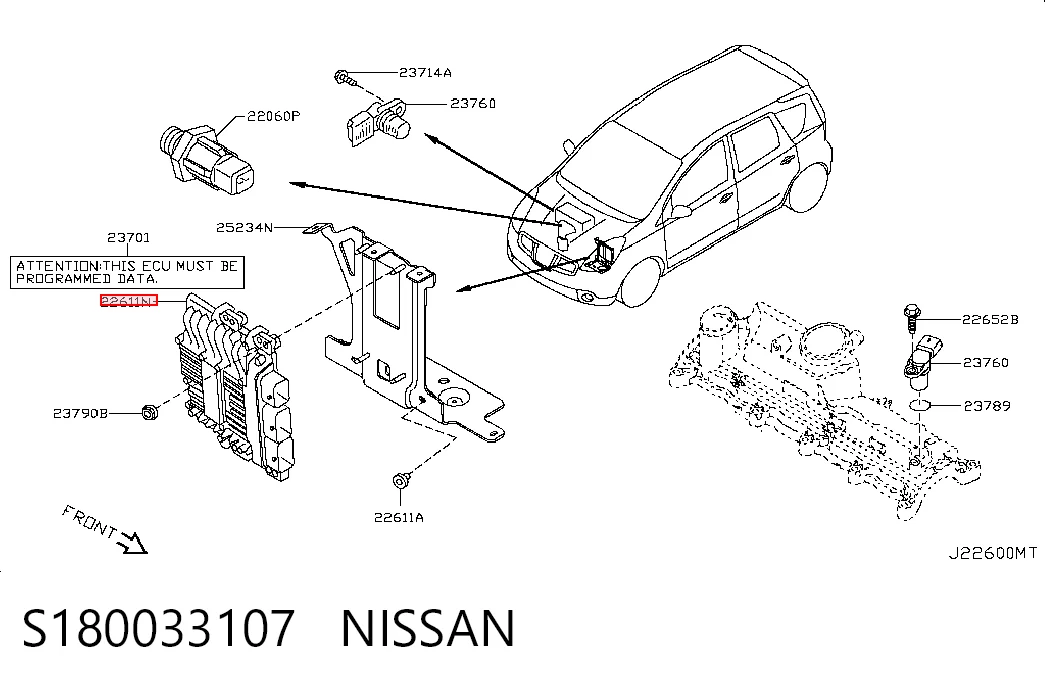 Centralina Del Motor para Nissan Qashqai I J10