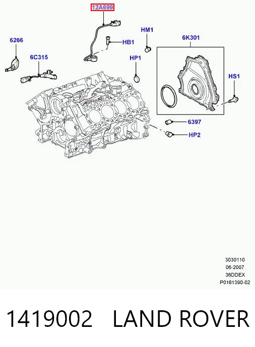 Comprar Sensor de detonación Land Rover Range Rover III L322 a bajo precio