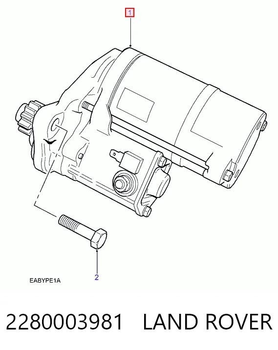 2280003981 Land Rover Arranque motores