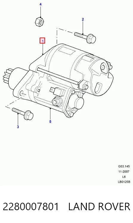  Motor de arranque Land Rover Freelander 1