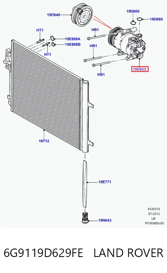 94060764 Frig AIR Compresor climatizador