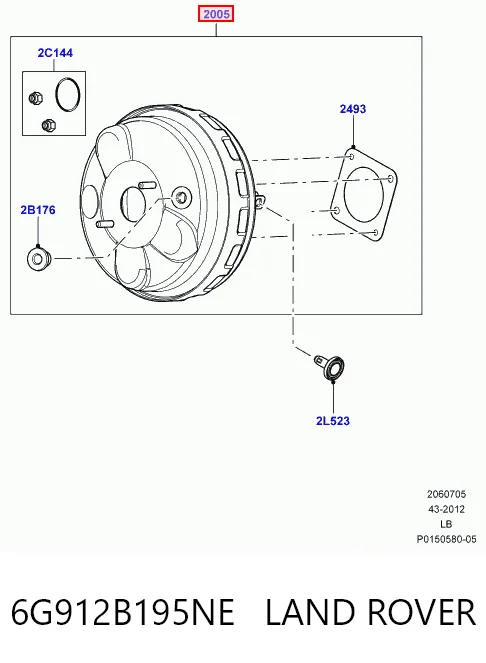 Servofreno para Land Rover Freelander II L359