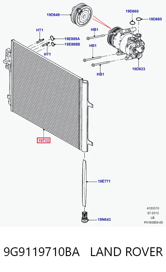 Comprar BC645 Magneti Marelli Condensador de aire acondicionado