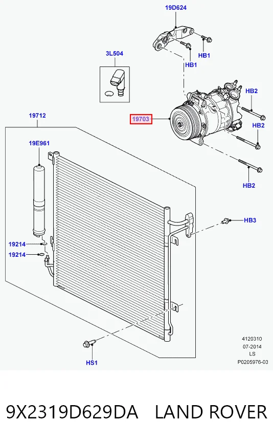 Compresor ac Land Rover 9X2319D629DA precio, desde 115,71 EUR