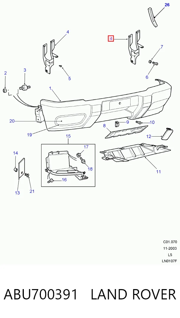 ABU700391 Land Rover