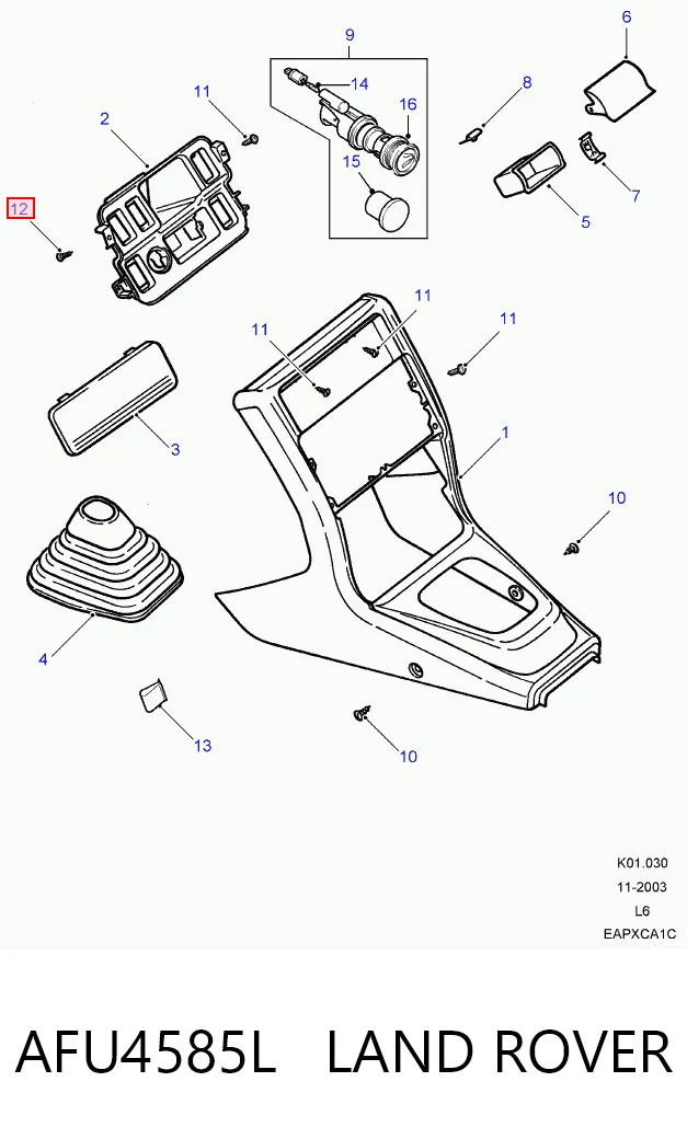 AFU4585L Land Rover