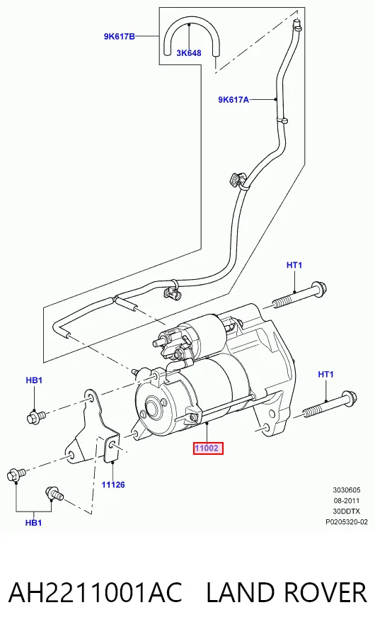 Comprar Motor de arranque Land Rover Range Rover SPORT II L494