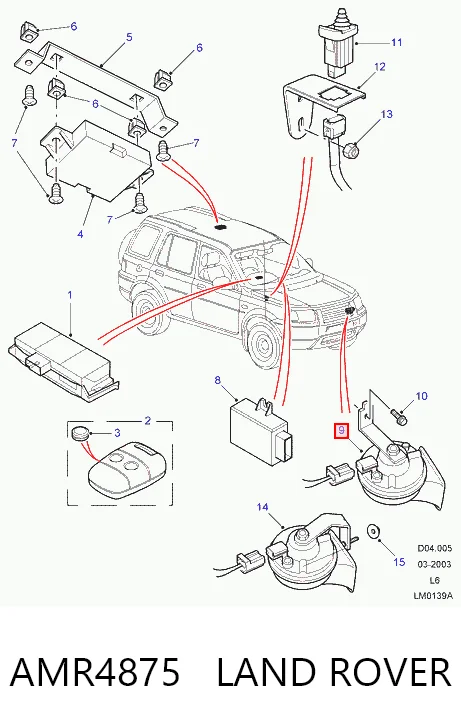 Bocina Land Rover Freelander I (1997-2006)