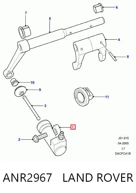 Comprar Cilindro receptor de embrague Land Rover Range Rover II LP, P38A a bajo precio