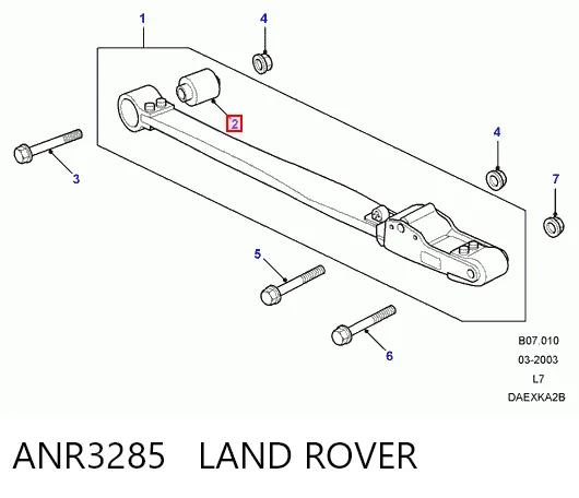 Comprar Buje delantero inferior del brazo de suspensión Land Rover Range Rover II LP, P38A a bajo precio