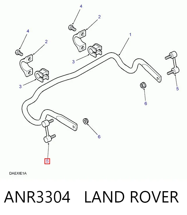 Bieleta estabilizadora delantera ANR3304 LAND ROVER