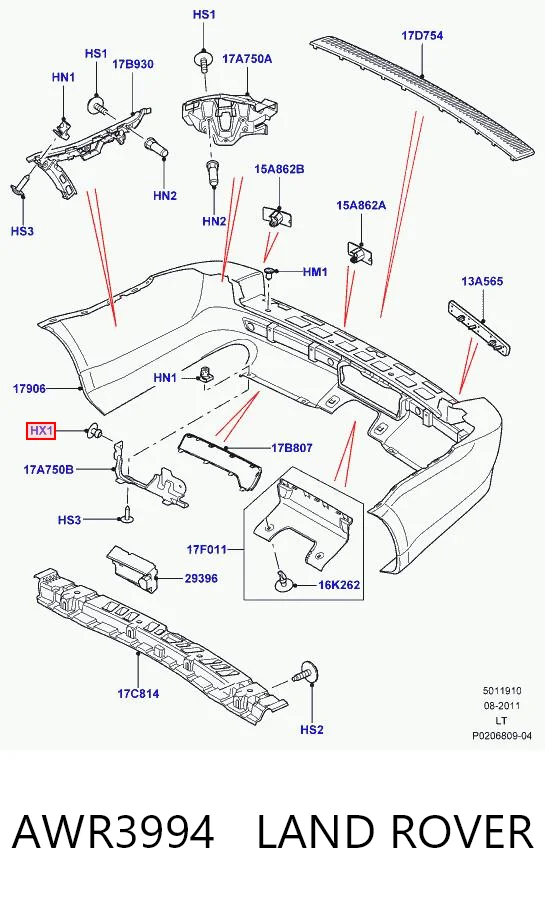 AWR3994 Land Rover