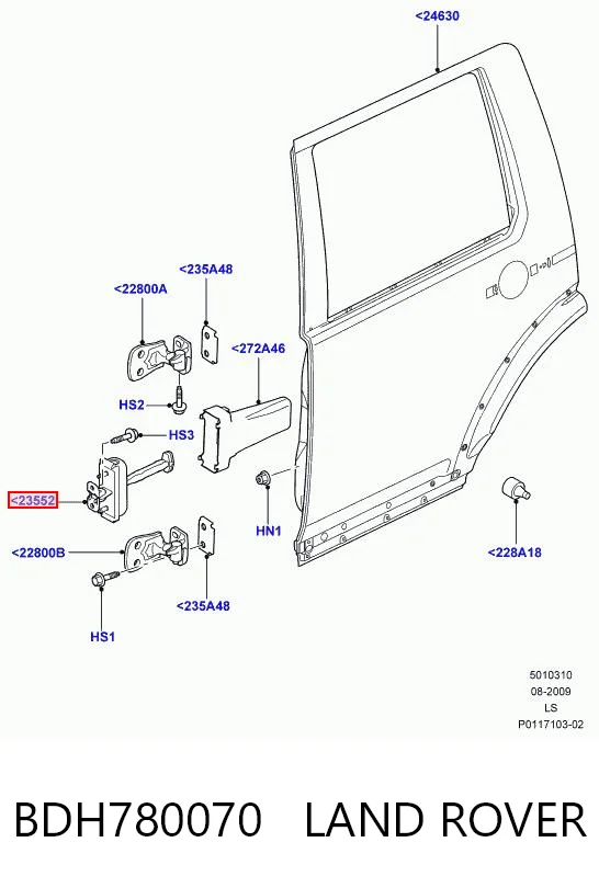 BDH780070 Land Rover