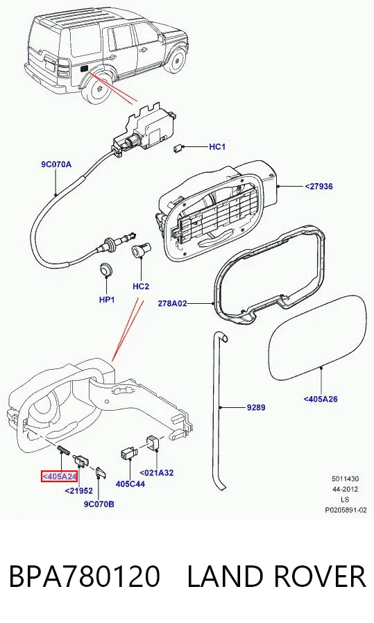BPA780120 Land Rover 