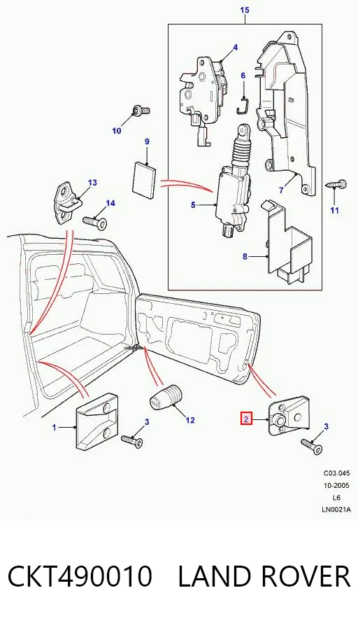 CKT490010 Land Rover