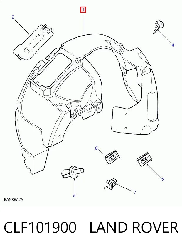 Guardabarros interior derecho, aleta delantera Land Rover Freelander I SUV (L314) (1997 - 2006) precio, desde 52,27 EUR