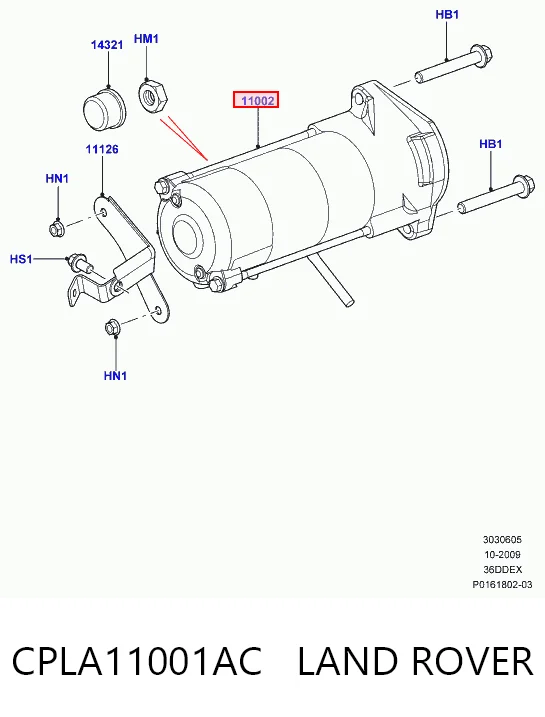 Comprar Motor de arranque Land Rover Range Rover III L322