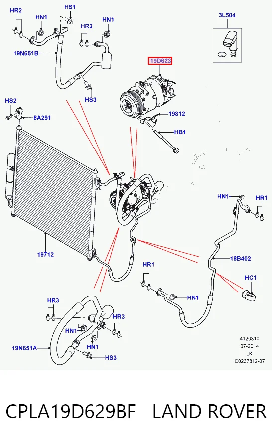 Comprar 1986AD1423 Bosch Compresor de aire acondicionado coche
