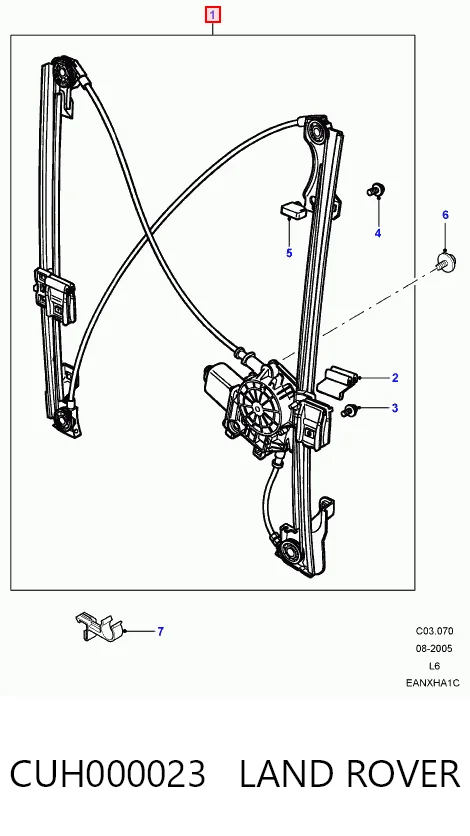 Mecanismo de elevalunas delantero derecha Land Rover Freelander II SUV (L359) (2006 - 2014) precio, desde 72,60 EUR