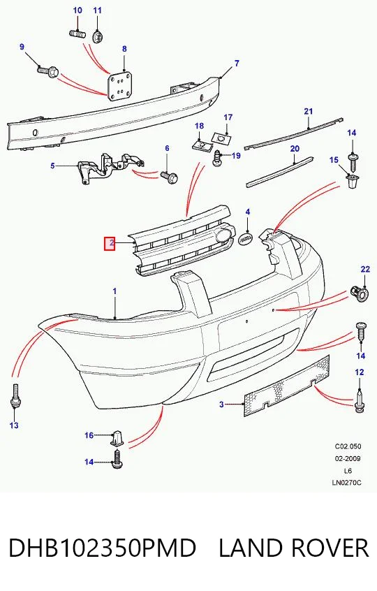 Calandra para Land Rover Freelander I L314