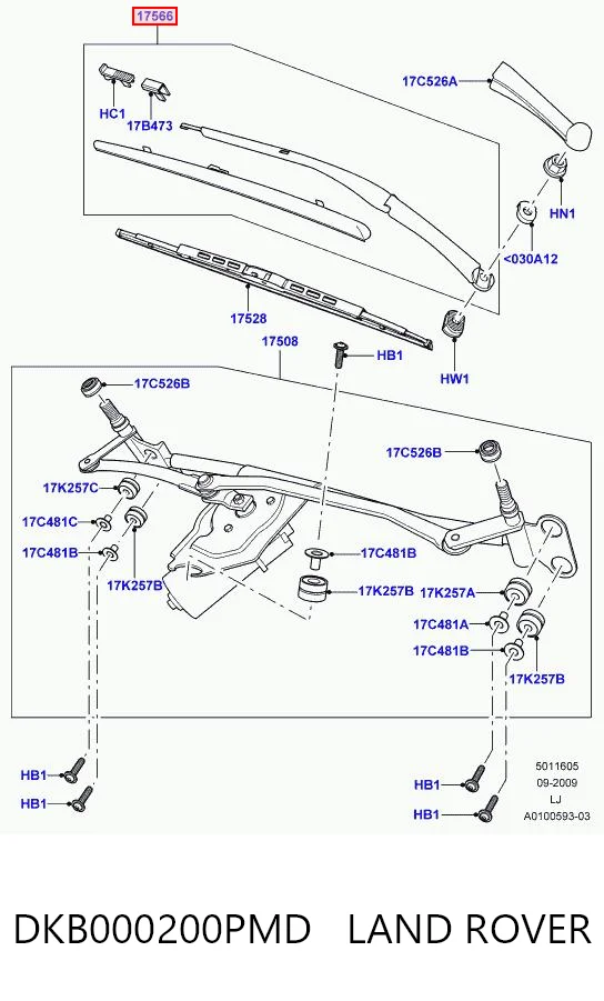 DKB000200PMD Land Rover