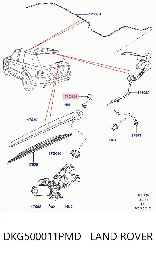 DKG500011PMD Land Rover 