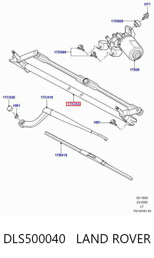 Comprar Trapezio del limpiaparabrisas Land Rover Range Rover I L320 a bajo precio