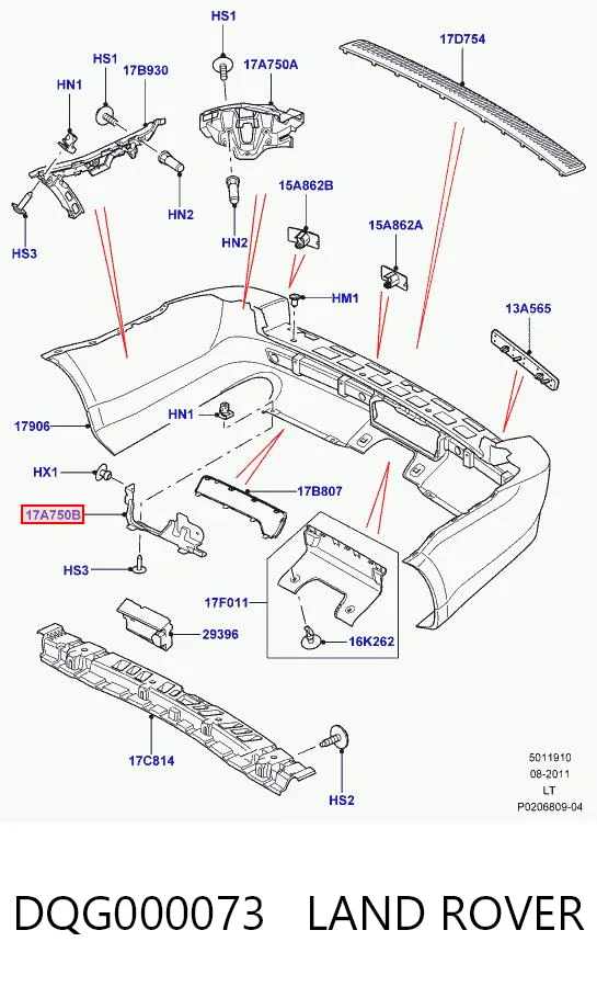 DQG000073 Land Rover