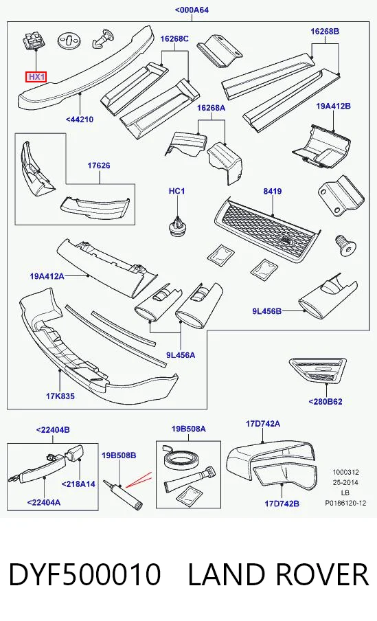DYF500010 Land Rover