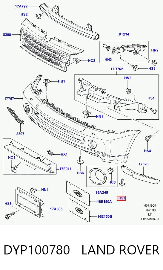 DYP100780 LAND ROVER