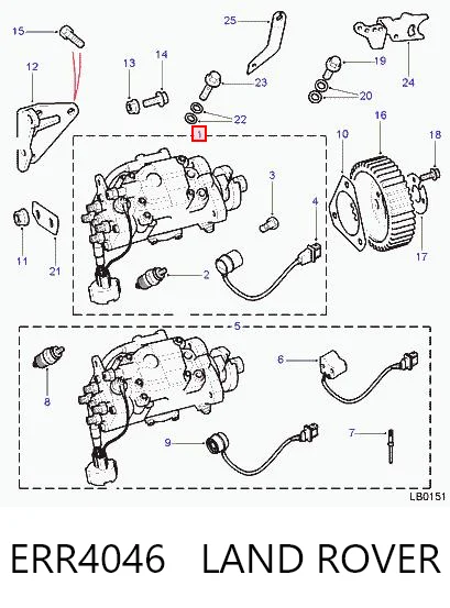 Comprar Bomba de alta presión de combustible Land Rover Discovery II LJ ,LT a bajo precio