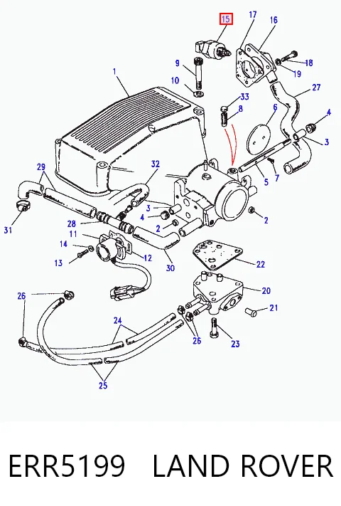 Regulador de ralentí para Land Rover Discovery I LG, LJ