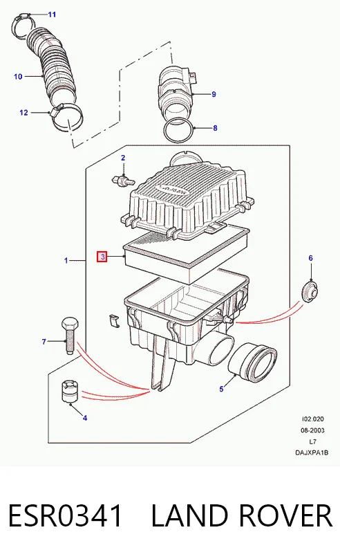 ESR0341 Land Rover