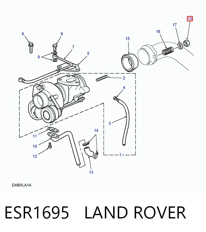 Comprar 0854913 General Motors Tuerca del colector de escape
