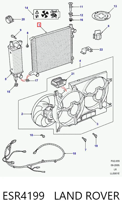 4310083 Polcar Refrigeración del motor