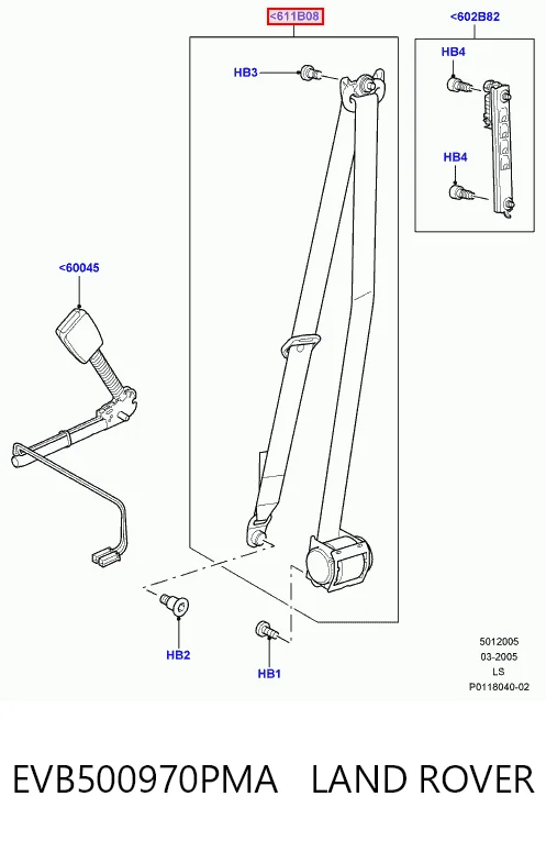 EVB500970PMA Land Rover