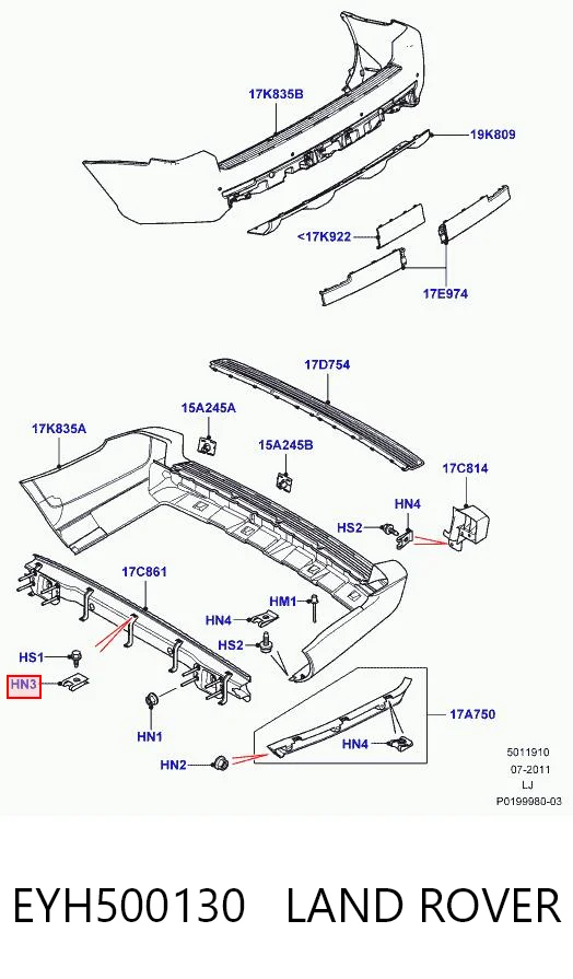 EYH500130 Land Rover
