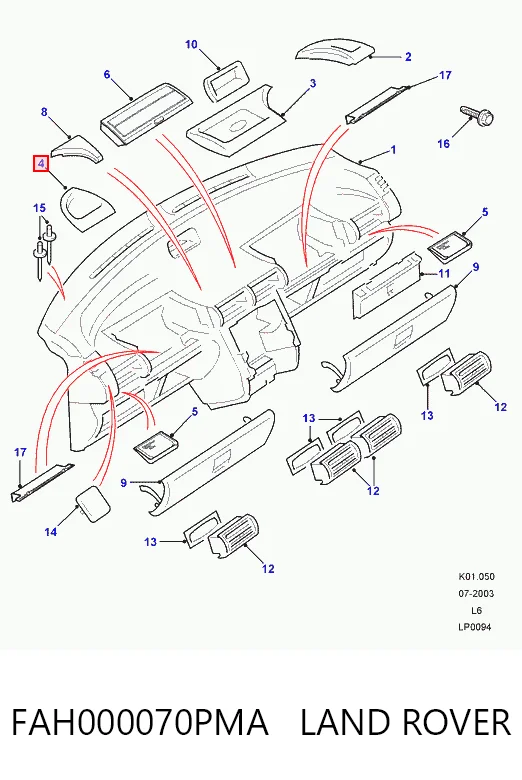 FAH000070PMA Land Rover